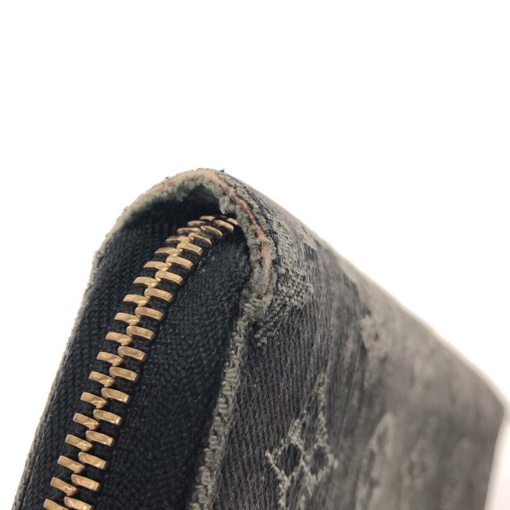 Auth Louis Vuitton Zippy Wallet Denim #73697L29 - Picture 7 of 8